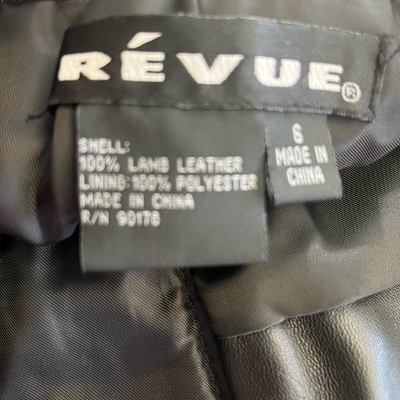 REVUE BLACK 100% LAMBS LEATHER LINED DRESS PANTS SIZE 6 - Picture 2 of 14